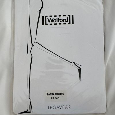WOLFORD Satin Tights 20 den - Color: Steel - Size M - New